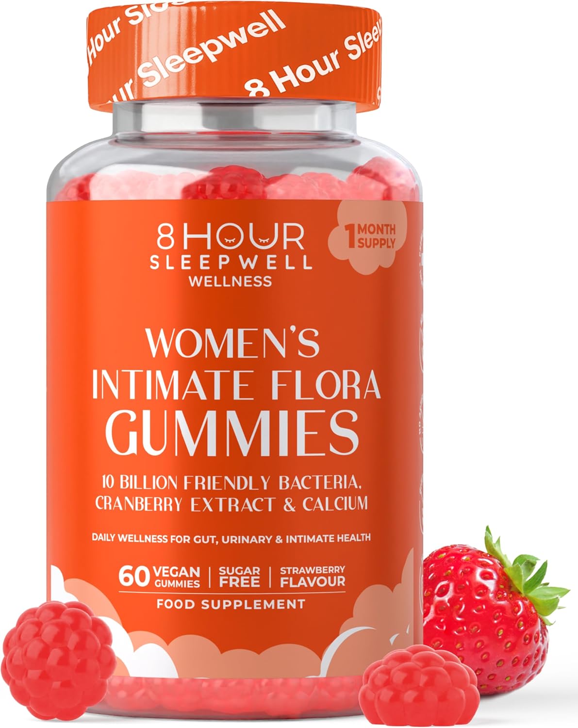 Women's Intimate Flora gummies with Cranberry Extract, Pre & Probiotics