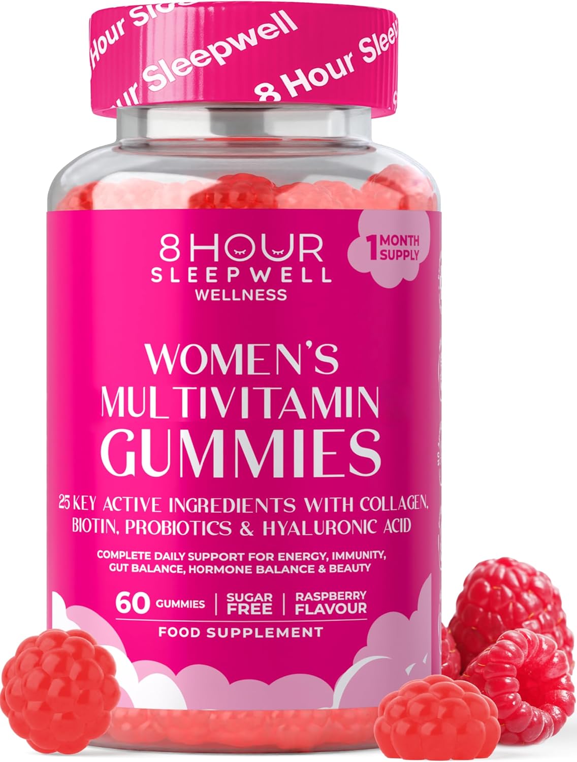 Women’s Multivitamin Gummies with Probiotics & Hyaluronic Acid