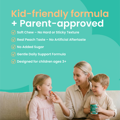 Kids Focus Gummies | 30 Nootropic Gummies | Lion's Mane | 8 Hour Sleepwell 8 Hour Sleepwell