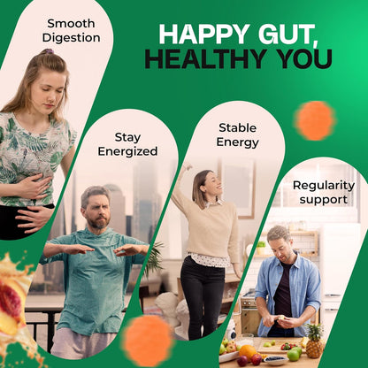 Fibre Gummies with Inulin, Calcium, Vitamin D, B6 & B12