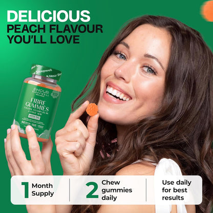 Fibre Gummies with Inulin, Calcium, Vitamin D, B6 & B12