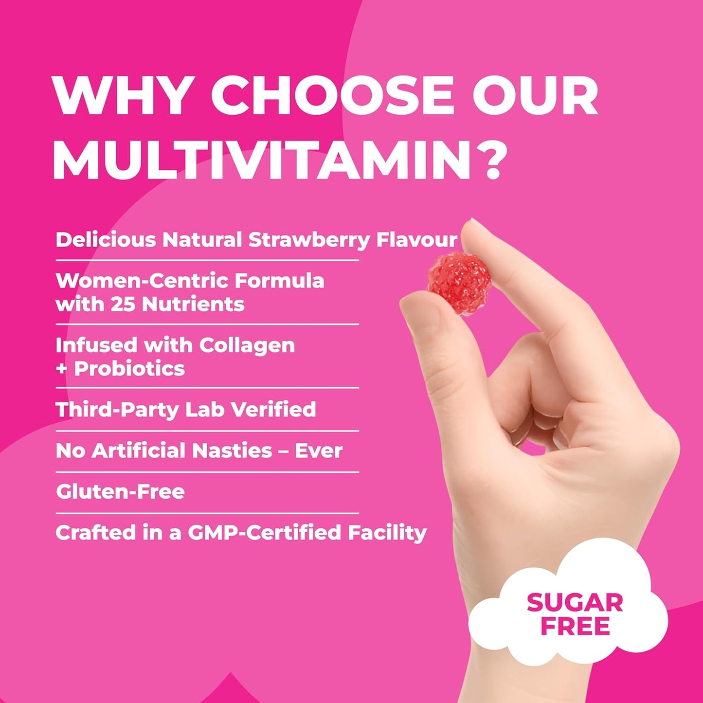 Women’s Multivitamin Gummies with Probiotics & Hyaluronic Acid