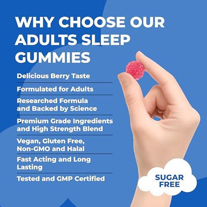 Sleep Gummies with Ashwagandha, L-Theanine & Vitamin B6