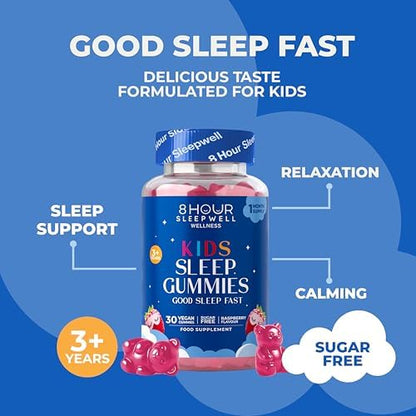 Kids Sleep Gummies with Magnesium, L-Theanine & Vitamin B6