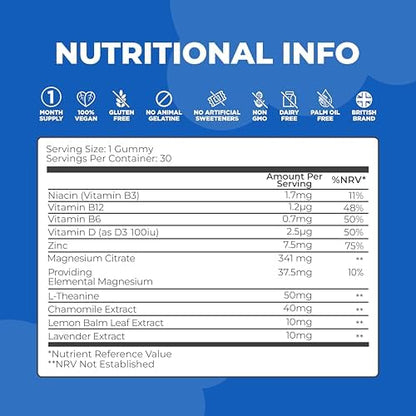 Kids Sleep Gummies with Magnesium, L-Theanine & Vitamin B6