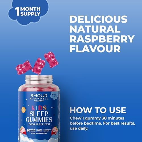 Kids Sleep Gummies with Magnesium, L-Theanine & Vitamin B6