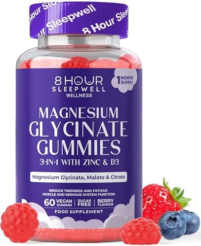 Magnesium Glycinate Gummies with B6, Zinc & D3