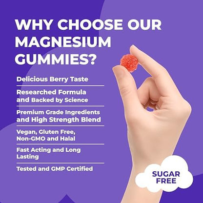 Magnesium Glycinate Gummies with B6, Zinc & D3