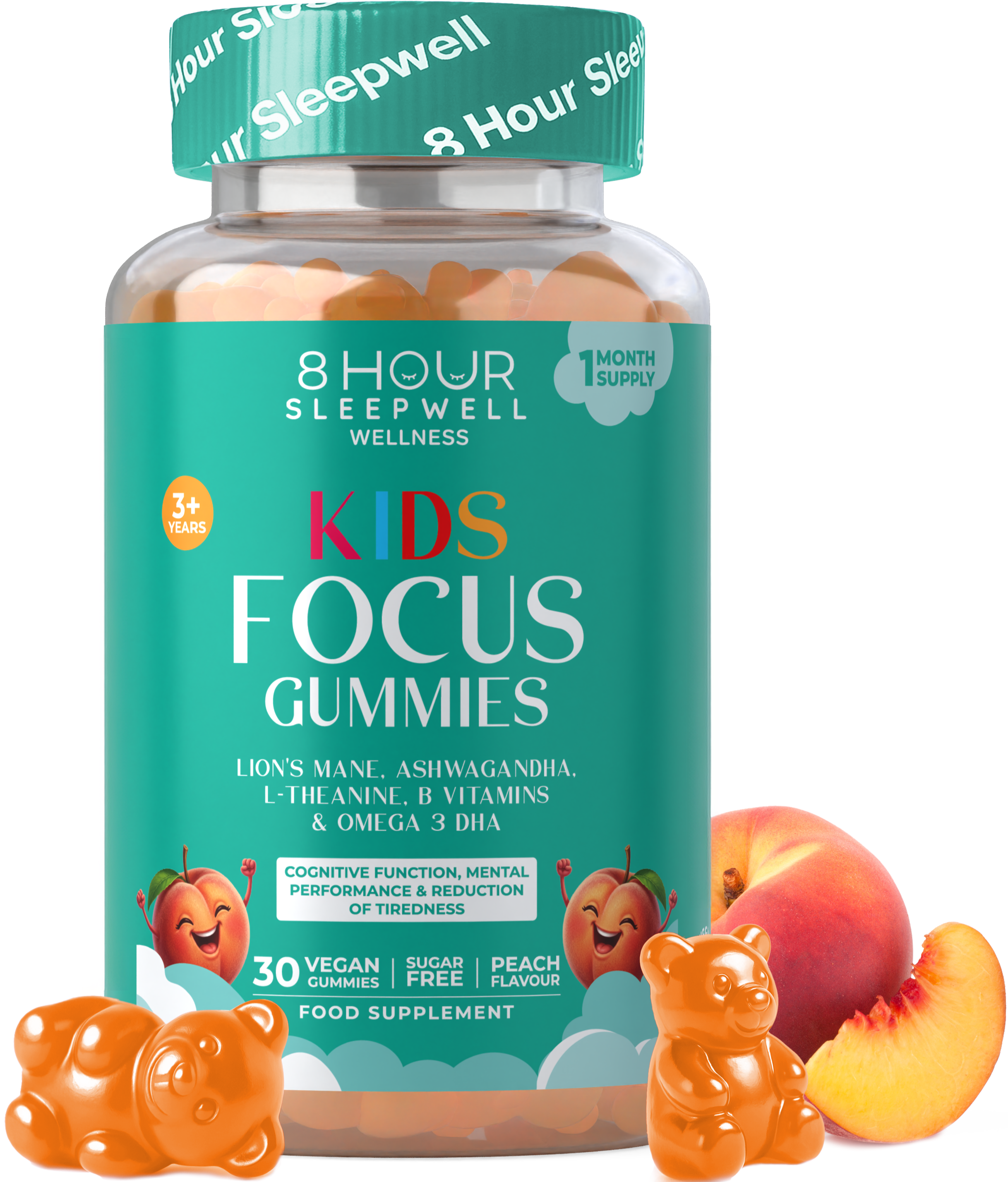 Kids Focus Gummies | 8 Hour Sleepwell